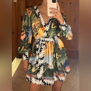 FARM Rio Vibrant Jungle Mini Dress